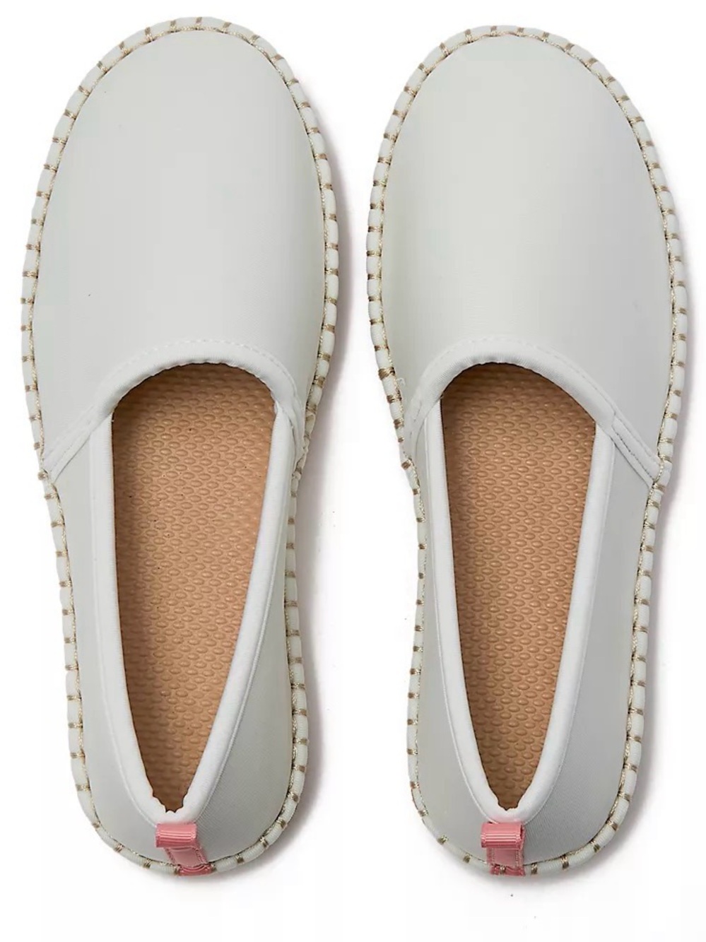 Lands' End White Women's Espadrille Slip-On NWT Size 9